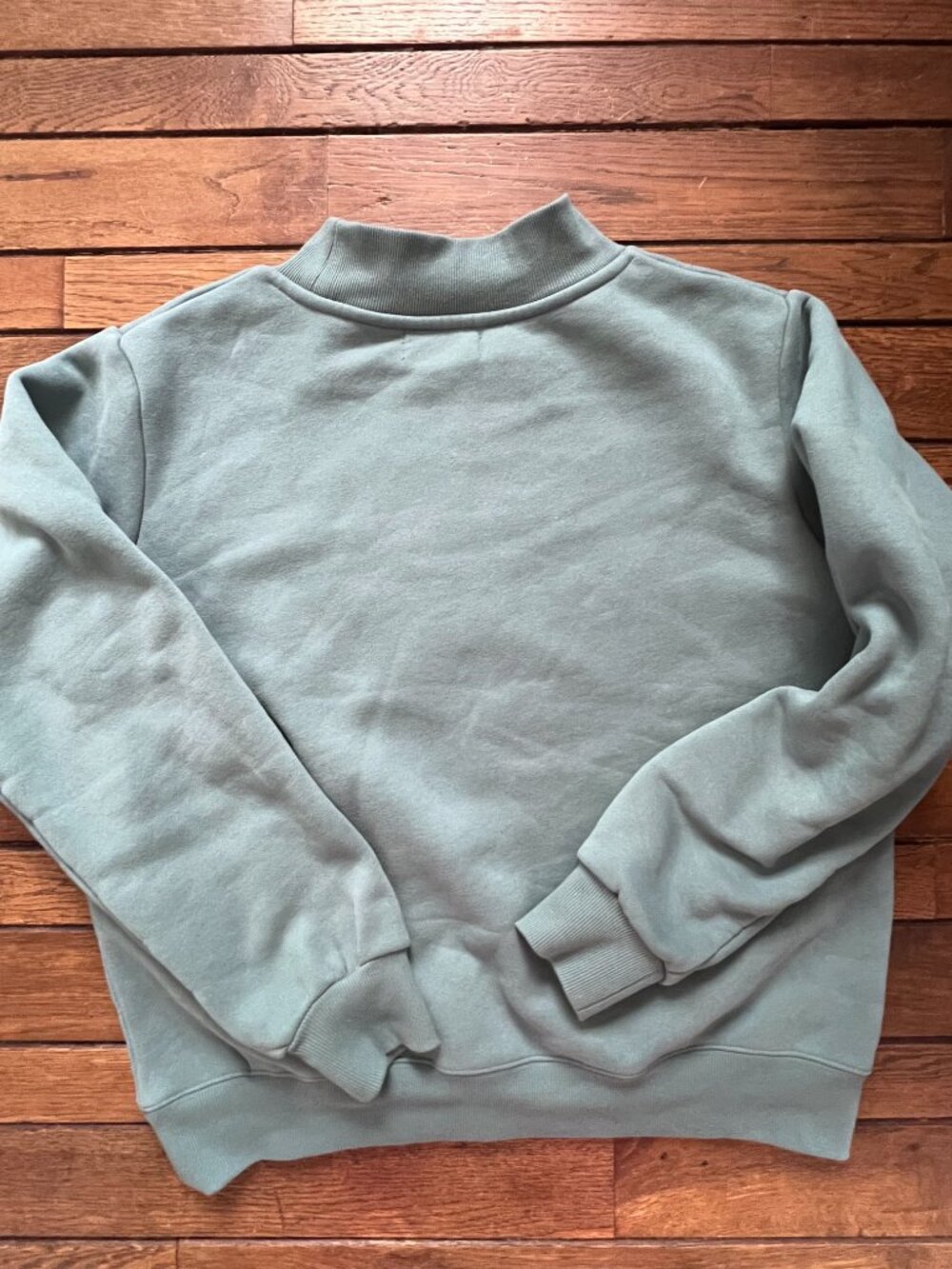 Parke Glacier Blue Varsity Mockneck Size S/M Like NEW In Bag - Picture 3 of 8